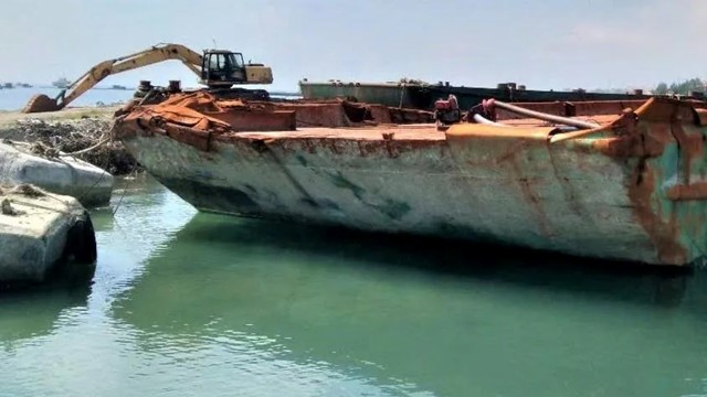 Quảng Ngãi: trục vớt các phương tiện trong vụ tai nạn hàng hải ở vùng biển Lý Sơn