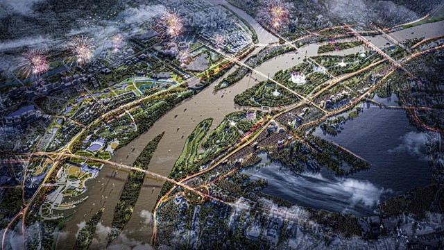 Văn Phú - Đèo Cả đề xuất dự án Đại lộ cảnh quan ven sông Hồng