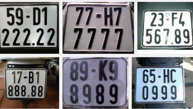 Danh sách biển số xe của các tỉnh, thành từ ngày 1/7/2025