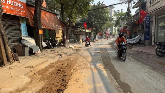 Hà Nội: dừng thi công đào đường, sửa chữa từ ngày 1/8