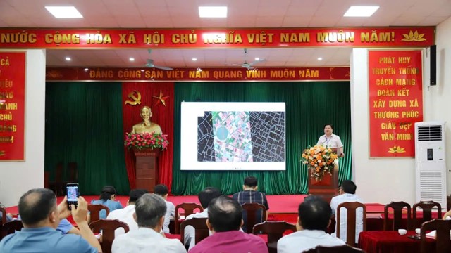 Xã Thượng Phúc triển khai chủ trương thực hiện dự án đường sắt tốc độ cao Bắc - Nam