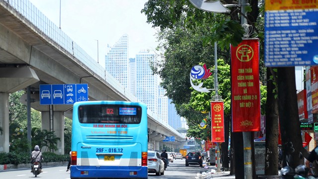 Hà Nội: xe buýt, tàu điện đảm bảo nhu cầu đi lại ngày Quốc khánh 2/9