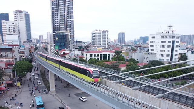 Đường sắt Nhổn - Ga Hà Nội: Gấp rút hoàn thiện thủ tục khai thác đoạn trên cao