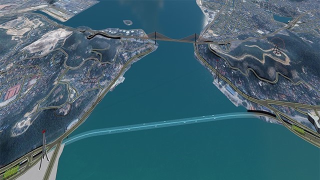 Vẫn dự kiến làm hầm đường bộ qua cửa vịnh Cửa Lục