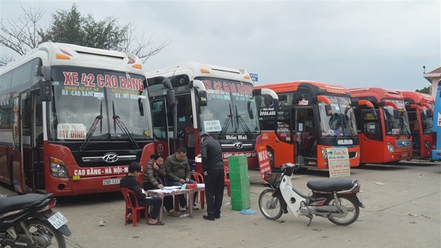 Cao Bằng: Tạm dừng toàn bộ hoạt động vận tải hành khách bằng ô tô