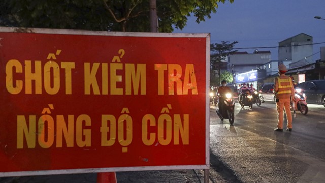 Xử nghiêm chiến sỹ lực lượng vũ trang vi phạm quy định về nồng độ cồn