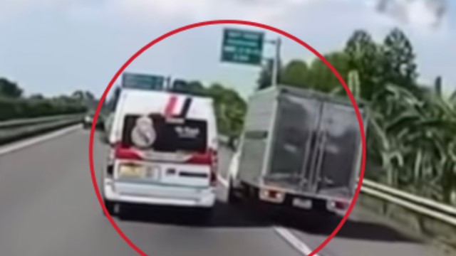 Xác minh tài xế xe khách chèn ép ô tô tải trên cao tốc Nội Bài - Lào Cai