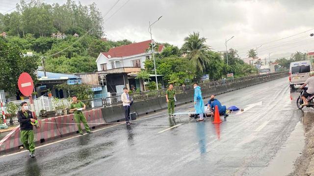 Truy tìm phương tiện bỏ chạy sau tai nạn khiến một người tử vong trên QL1 qua Phú Yên