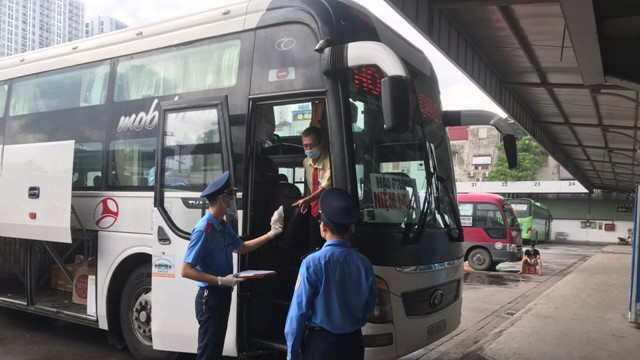 Hà Nội lập đoàn kiểm tra việc chấp hành phòng, chống dịch trong lĩnh vực giao thông vận tải