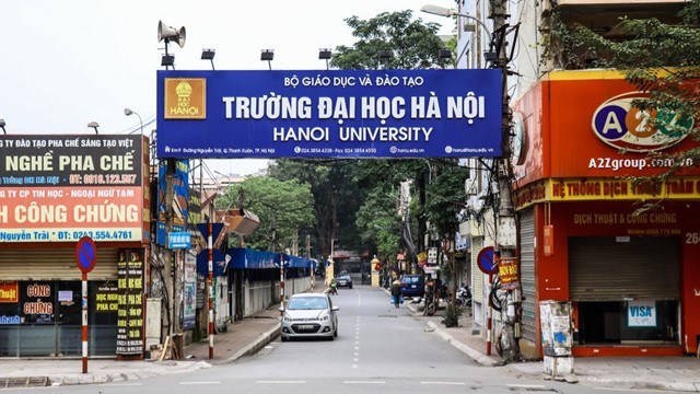 Phê duyệt chỉ giới đường đỏ tuyến đường vào trường Đại học Hà Nội
