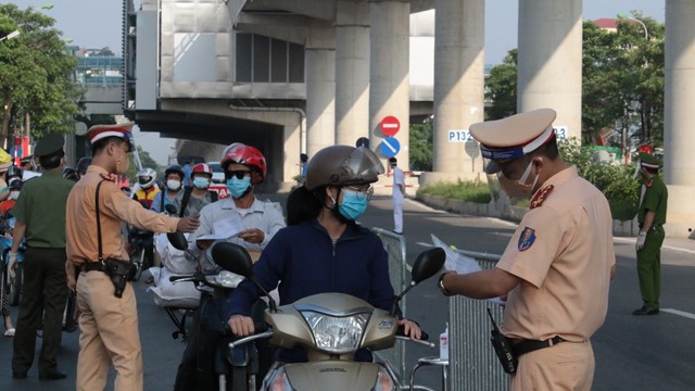 Hà Nội kiểm soát 6.493 lượt phương tiện trong ngày 6/9