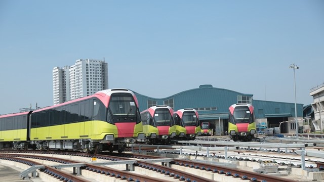 Dự án đường sắt đô thị đoạn Nhổn - ga Hà Nội sẽ chạy thử liên tiếp tất cả đoàn tàu trong tháng 12