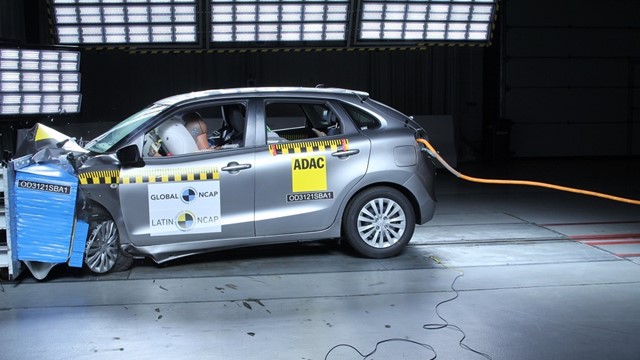 Suzuki Baleno đạt 0 sao trong các bài kiểm tra an toàn