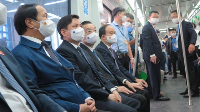 Chính thức bàn giao, đưa vào khai thác tuyến đường sắt Cát Linh - Hà Đông