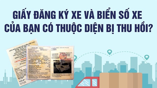 [Infographic] Giấy đăng ký xe và biển số xe của bạn có thuộc diện bị thu hồi?