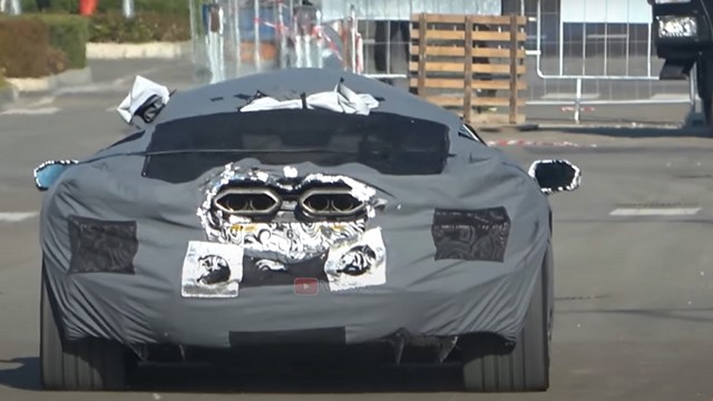 Lamborghini Aventador thay thế cuối cùng đang được thử nghiệm tại Ý