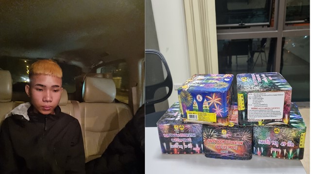 Khởi tố đối tượng mua bán pháo nổ trái phép