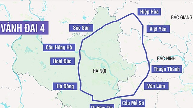 Dự án Vành đai 4: Động lực lớn cho phát triển Thủ đô