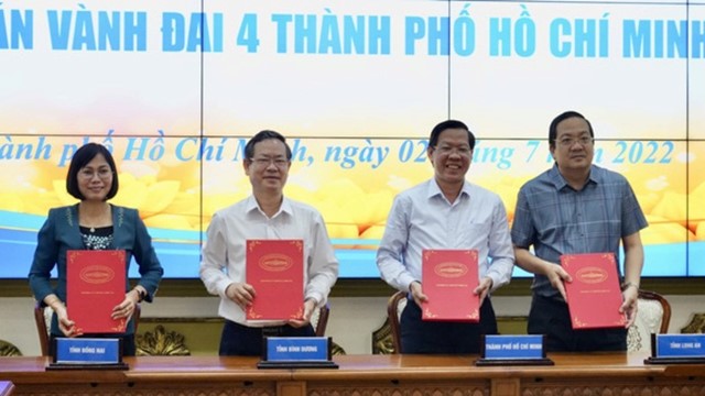 4 địa phương ký kết phối hợp triển khai đường vành đai 3 TP Hồ Chí Minh