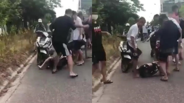 Nam sinh bị nhóm bạn chặn đánh hội đồng trên đường