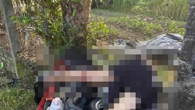 Phát hiện thi thể cô gái trẻ trên xe máy bên vệ đường