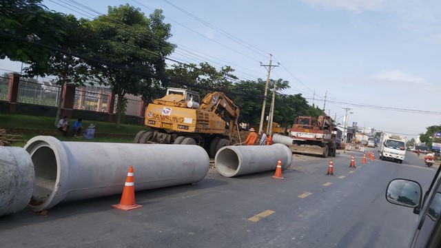 Nâng cấp, nạo vét hệ thống thoát nước QL1 trên địa bàn tỉnh Long An