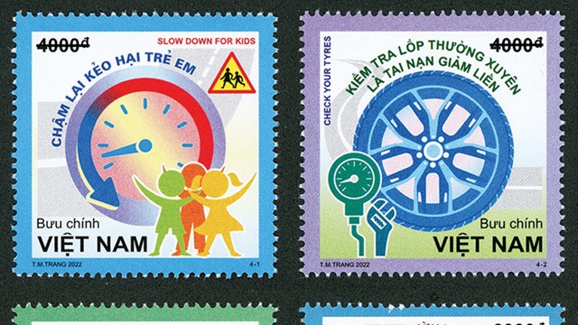 Giới thiệu bộ tem "An toàn giao thông đường bộ (bộ 3)"
