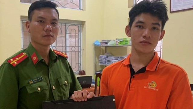Công an xã nhanh chóng trả lại tài sản cho người bị mất