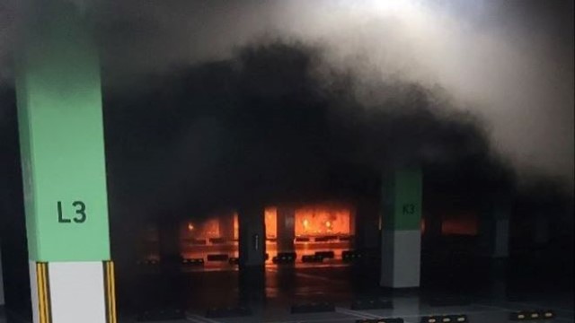 Nổ xe điện gây cháy lớn tại trung tâm thương mại ở Daejeon, Hàn Quốc