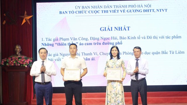 Báo Kinh tế & Đô thị đoạt giải Nhất viết về gương người tốt, việc tốt