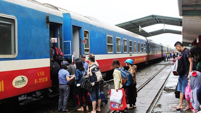 Đường sắt quy định mức phí đổi, trả vé tàu Tết Quý Mão 2023