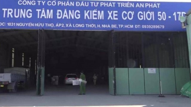 Tạm đình chỉ hoạt động thêm 2 trung tâm đăng kiểm ở TP Hồ Chí Minh