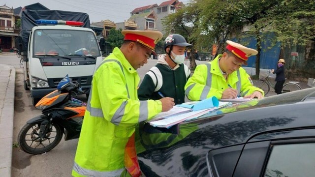 Gần 22.000 trường hợp vi phạm giao thông trong kỳ nghỉ Tết Nguyên đán Quý Mão 2023