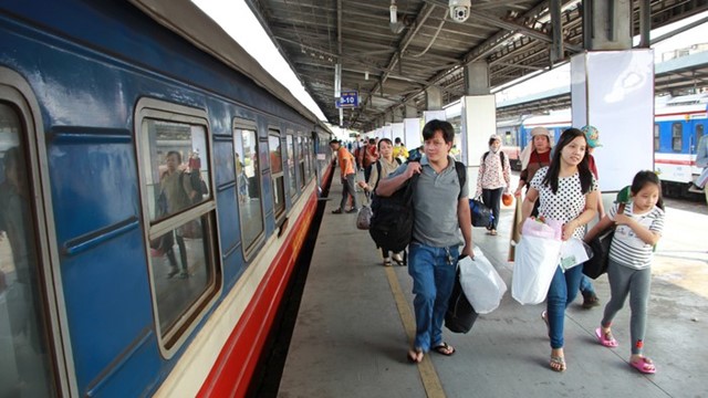 Đường sắt áp dụng chương trình giảm giá vé tàu tập thể sau Tết