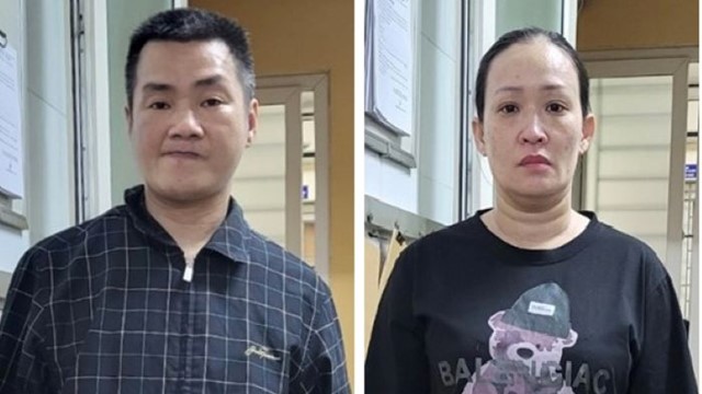 Tạm giữ cặp đôi trộm cắp xe máy tại quận Ba Đình