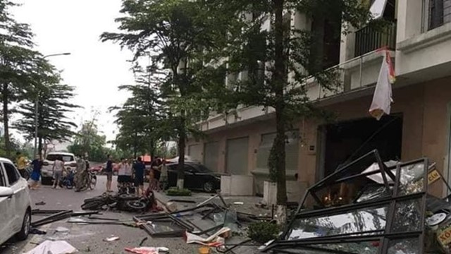 Nổ lớn tại khu đô thị IEC Tứ Hiệp ở Hà Nội