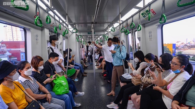 Hơn 168 nghìn lượt khách đi tàu điện Cát Linh - Hà Đông trong dịp nghỉ lễ