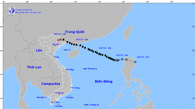 Tin cuối cùng về cơn bão số 1