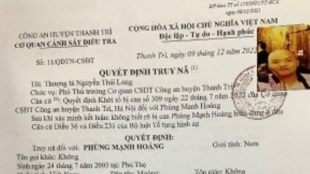 Truy nã đối tượng mang hung khí đánh nhau