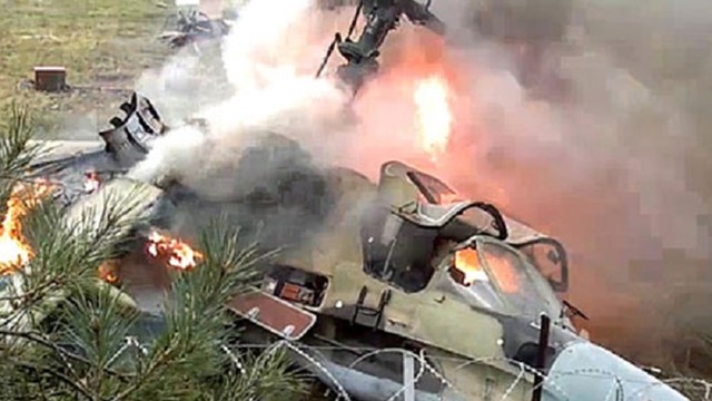 Trực thăng đâm vào đường dây điện và bốc cháy, 6 người thiệt mạng