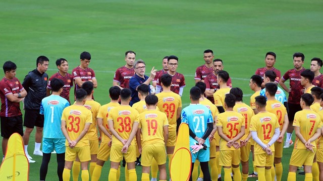 Công bố danh sách rút gọn ĐT Việt Nam chuẩn bị cho trận giao hữu với ĐT Palestine