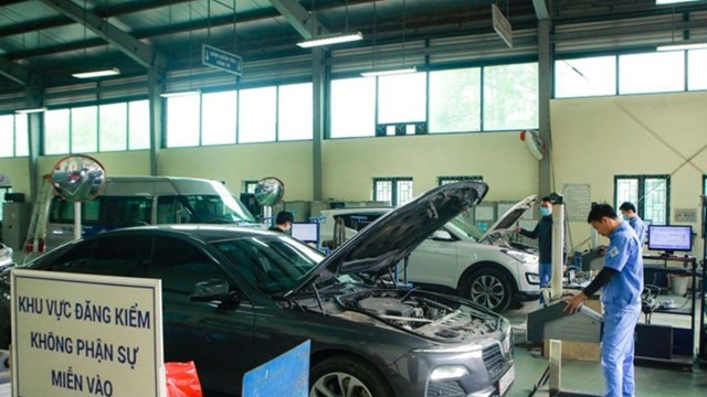 Nghiêm cấm mượn phụ tùng ô tô để đi đăng kiểm
