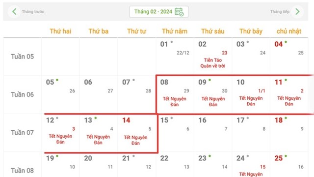 Chính thức trình Thủ tướng phương án nghỉ Tết 7 ngày
