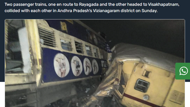 Hai đoàn tàu chở khách đâm nhau, ít nhất 10 người thiệt mạng