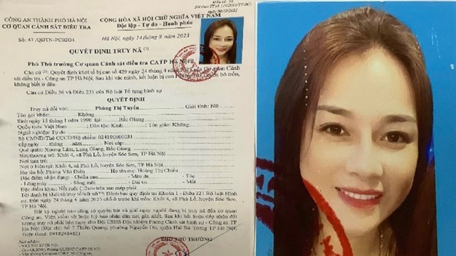 Công an TP Hà Nội truy nã đối tượng đánh bạc