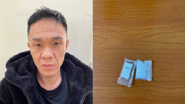 Bắt nam thanh niên làm chuyện phi pháp trên phố Đội Cấn