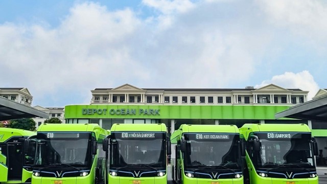 Chính thức có VinBus kết nối nội đô Hà Nội tới sân bay Nội Bài