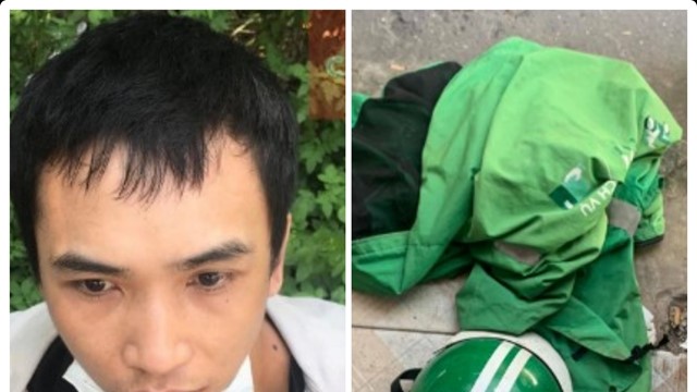 Thanh niên nghiện hút giả vờ làm Grab cầm kim tiêm đi cướp