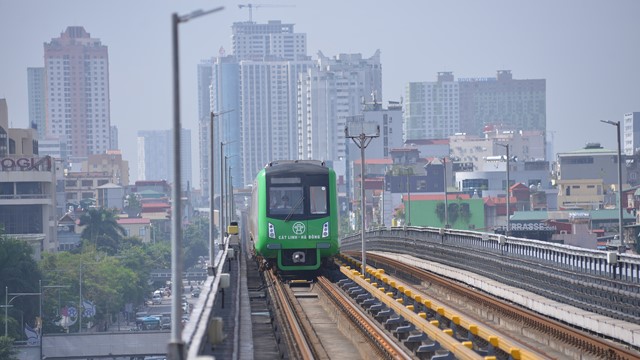 Đường sắt Cát Linh - Hà Đông chở hơn 154 nghìn lượt khách dịp Tết
