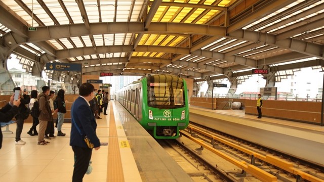 Đường sắt Cát Linh đón hơn 5 triệu hành khách